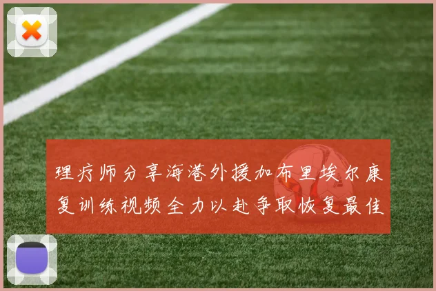理疗师分享海港外援加布里埃尔康复训练视频全力以赴争取恢复最佳状态